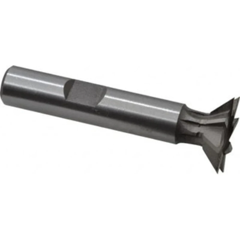 KEO 45 3/4 Cut Diam, 3/16 Cut Width, Cobalt Dovetail Cutter Uncoated, 3/8 Shank Diam, 1-15/16 Shank Length, 2-1/8 OAL...